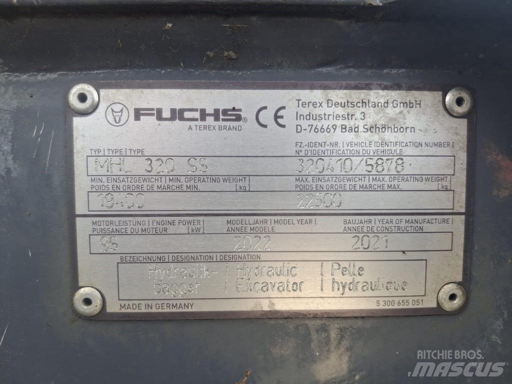Terex Fuchs MHL320F Stivuitoare - Altele