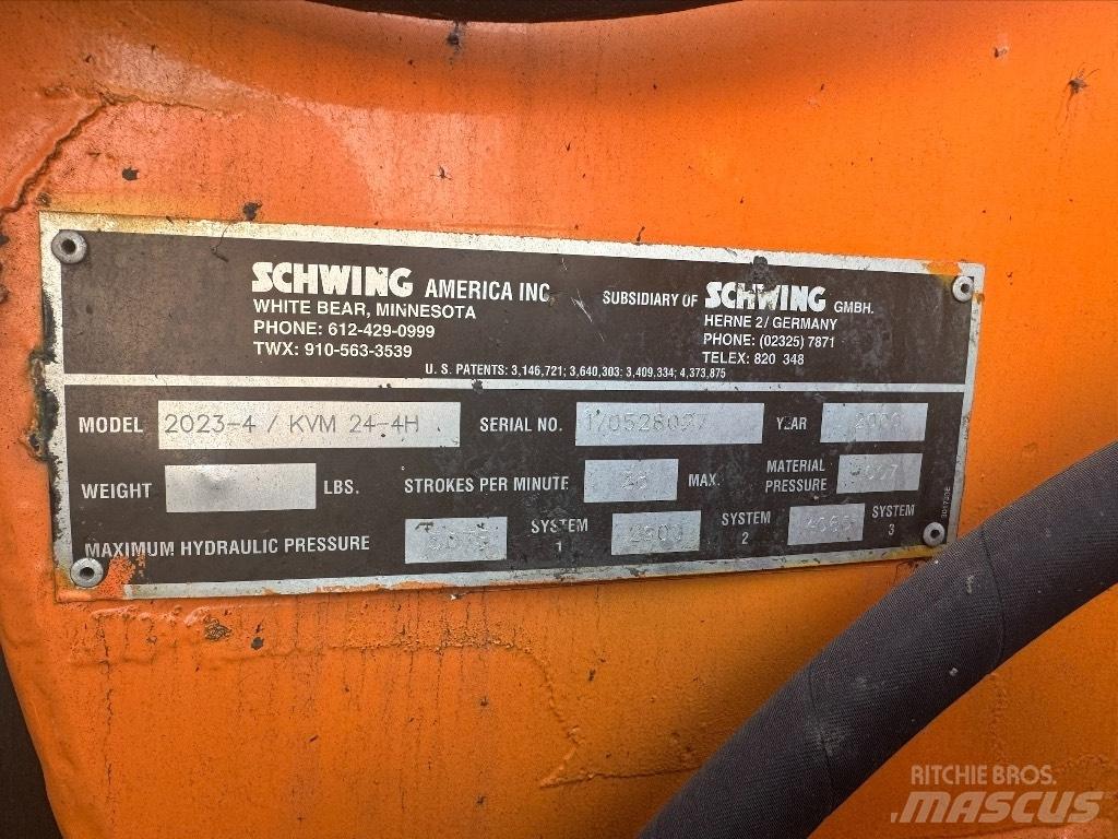 Schwing KVM 24-4H Pompa pentru beton
