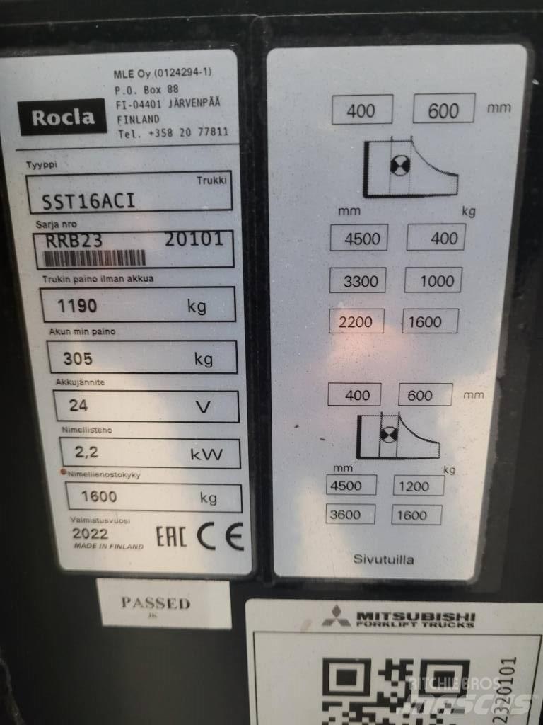 Rocla SST 16 ACI Transpaleti autopropulsanti