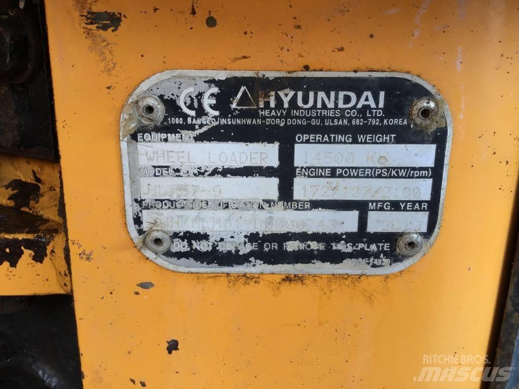 Hyundai HL 757-9 Incarcator pe pneuri