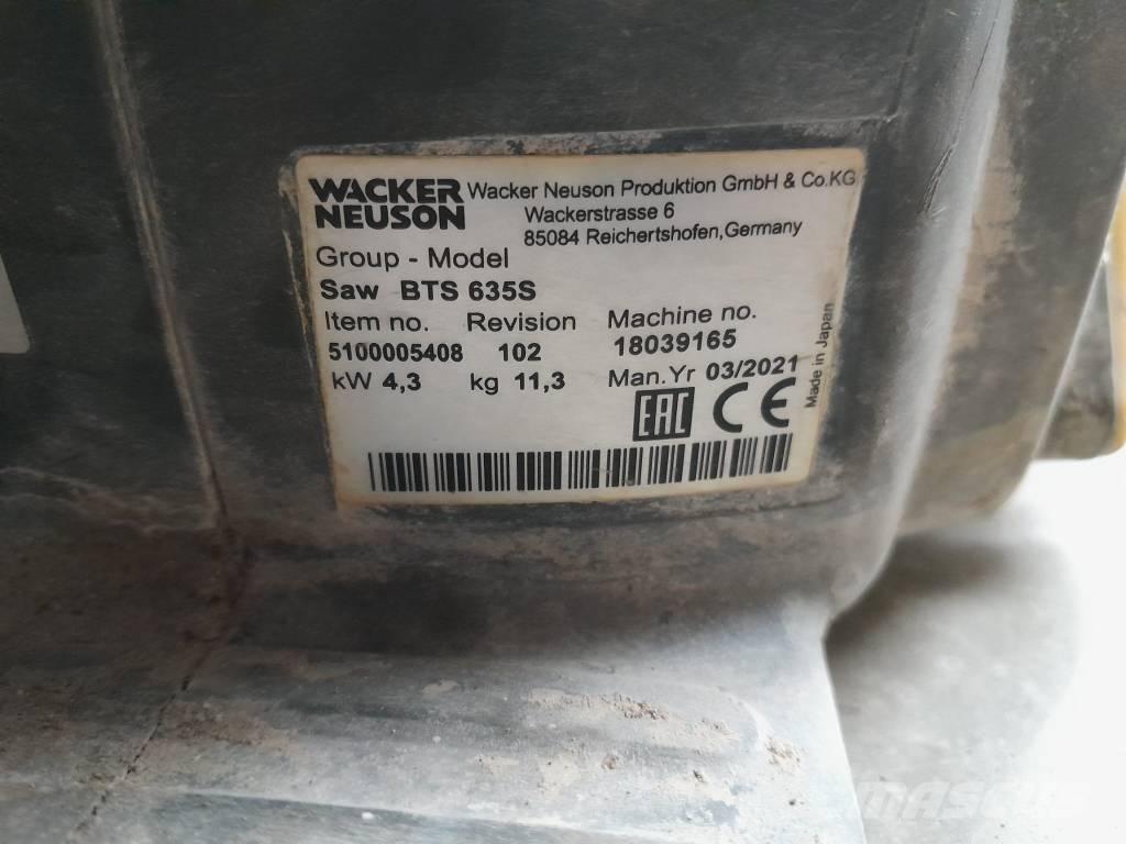 Wacker Neuson BFS635 Fierastrau pentru stanca si beton