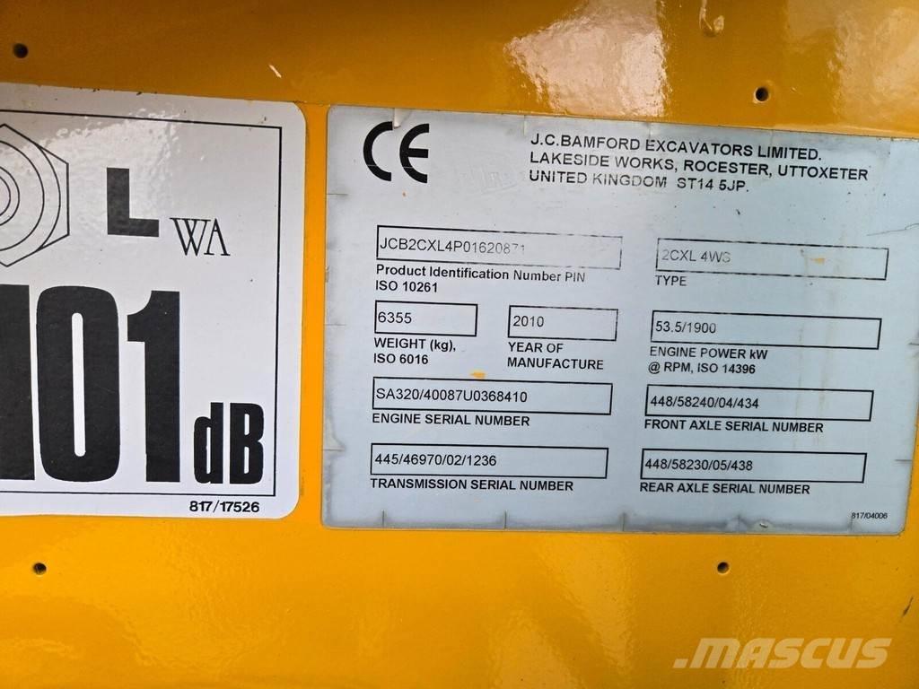 JCB 2CX Incarcator pe pneuri