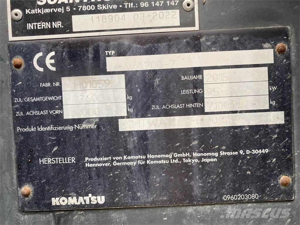 Komatsu WA200-7 Incarcator pe pneuri