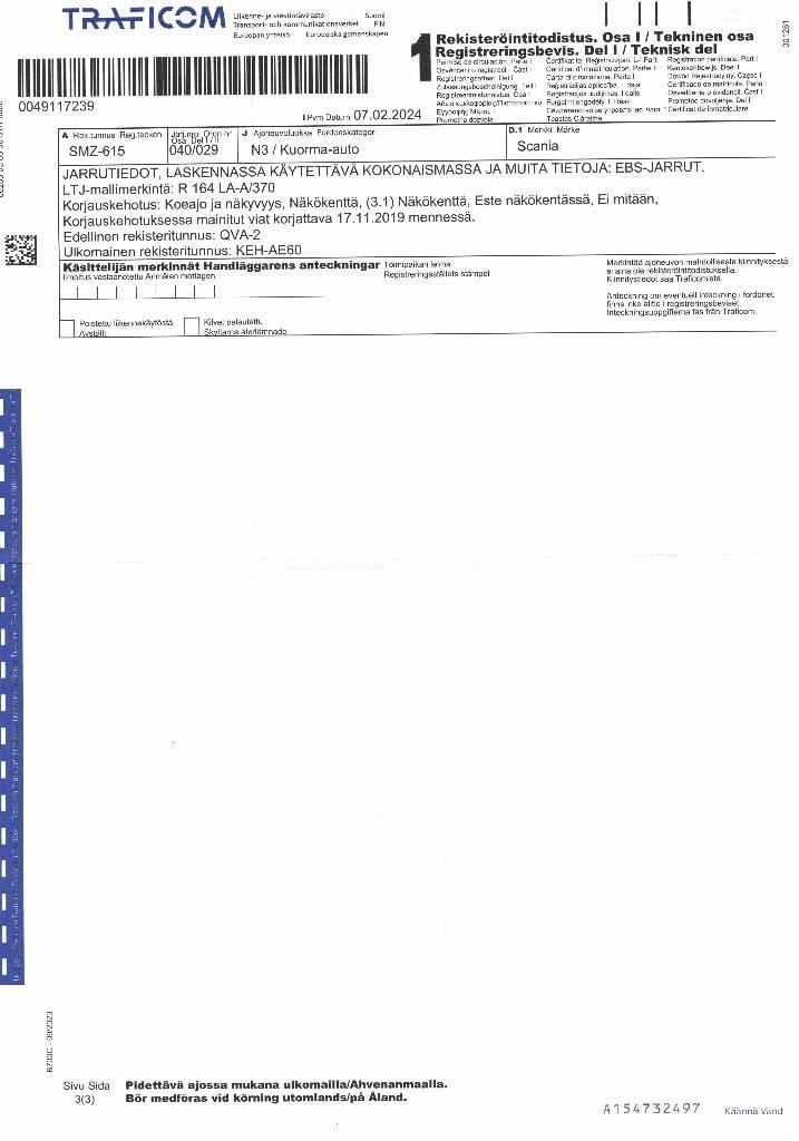 Scania R 164 Autotractoare