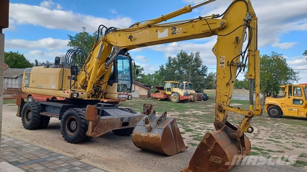 Komatsu PW 220-7 Excavatoare cu roti