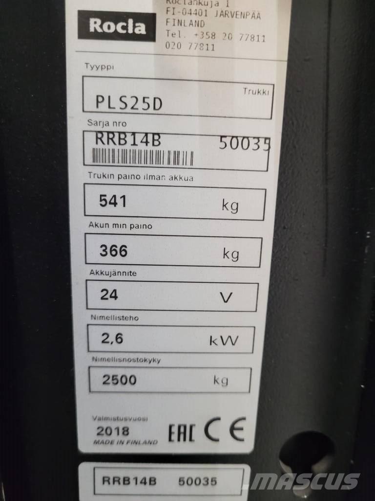 Rocla PLS25D Stivuitoare de micã inaltime pentu logistica