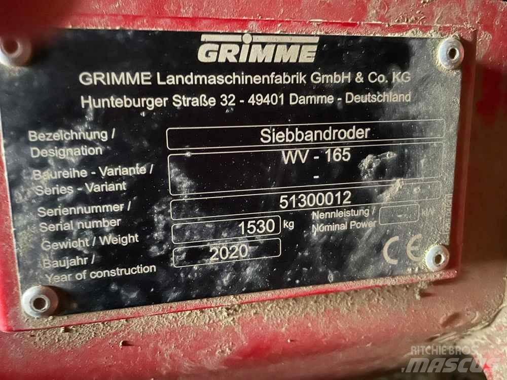 Grimme WV 165 Utilaje agricole - Altele