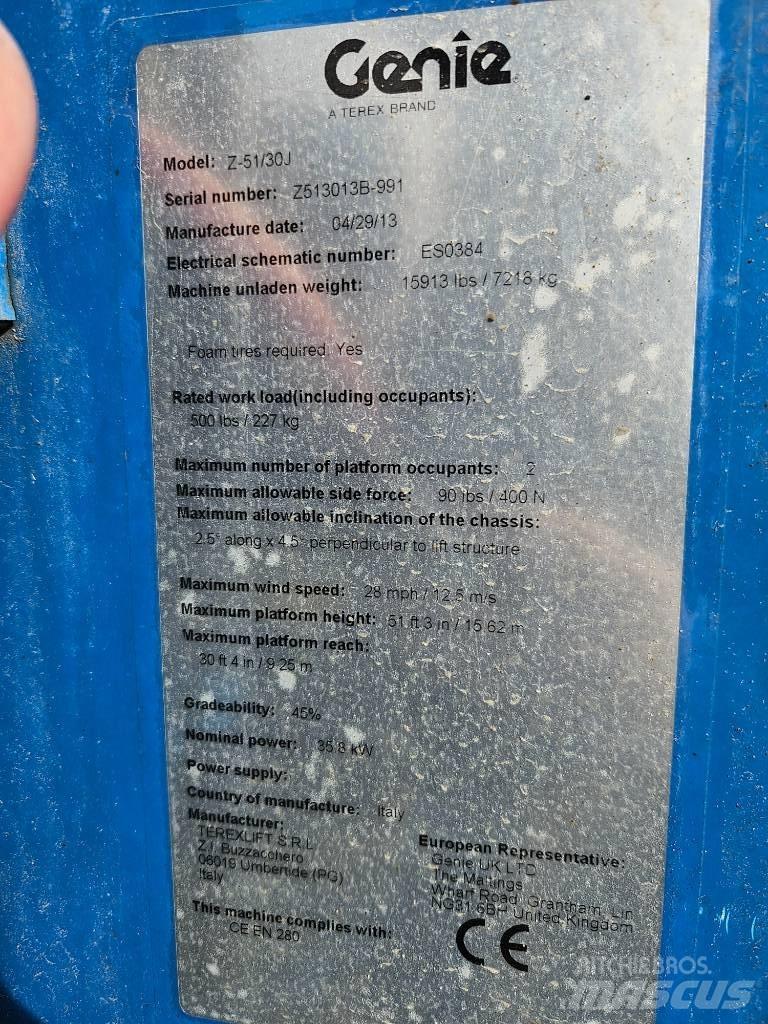 Genie Z 51/30 J RT Nacele cu brat articulat