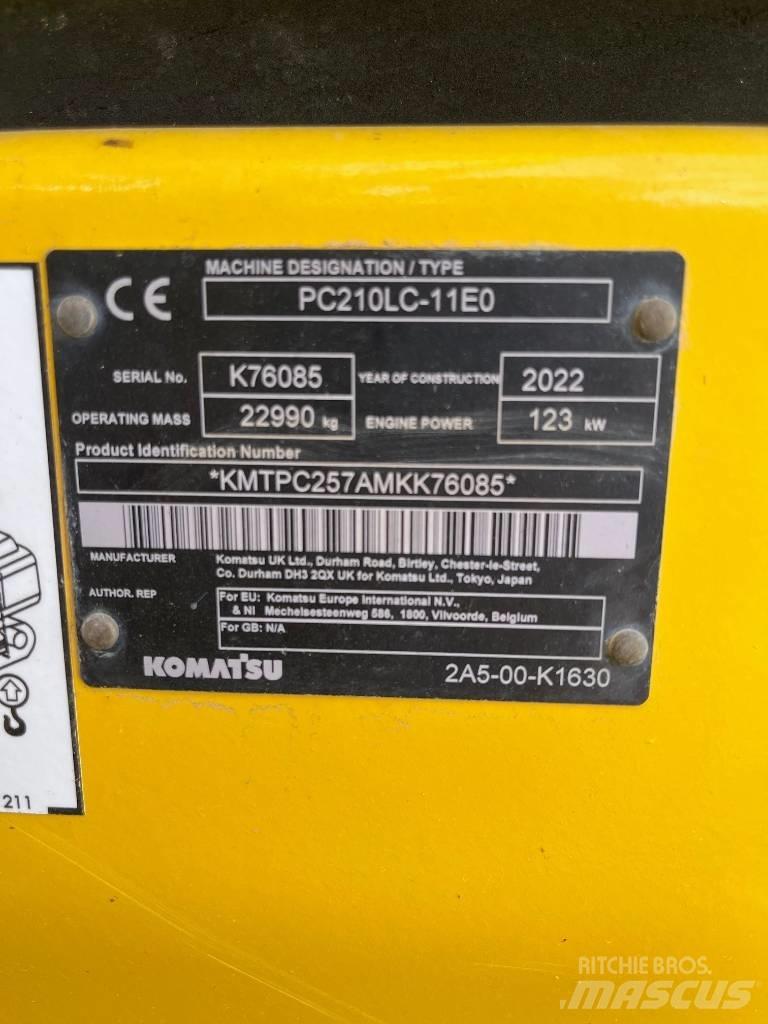 Komatsu PC210LC-11E0 Excavatoare pe șenile
