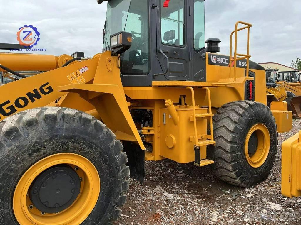 Lingong L 856 Incarcator pe pneuri