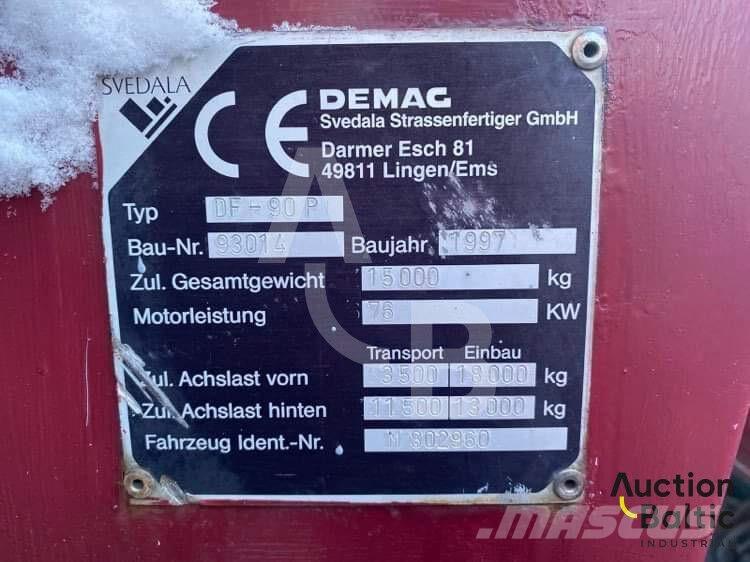 Demag DF 90 P Pavatoare asfalt