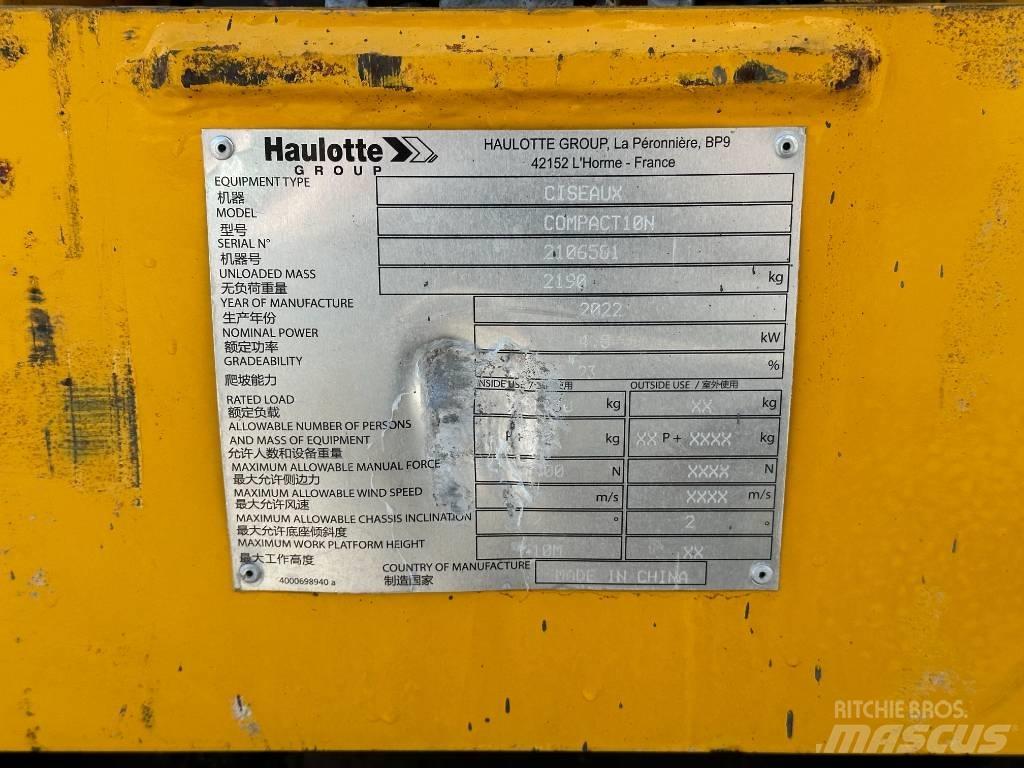 Haulotte COMPACT 10N Platforme foarfeca