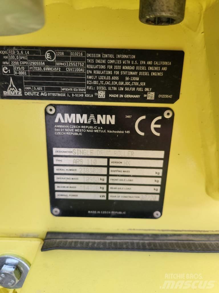 Ammann ARS 110 Compactoare monocilindrice
