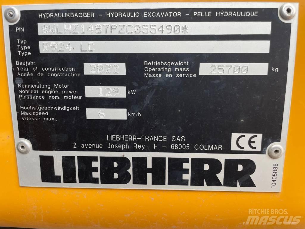 Liebherr R924 G8 Excavatoare pe șenile

