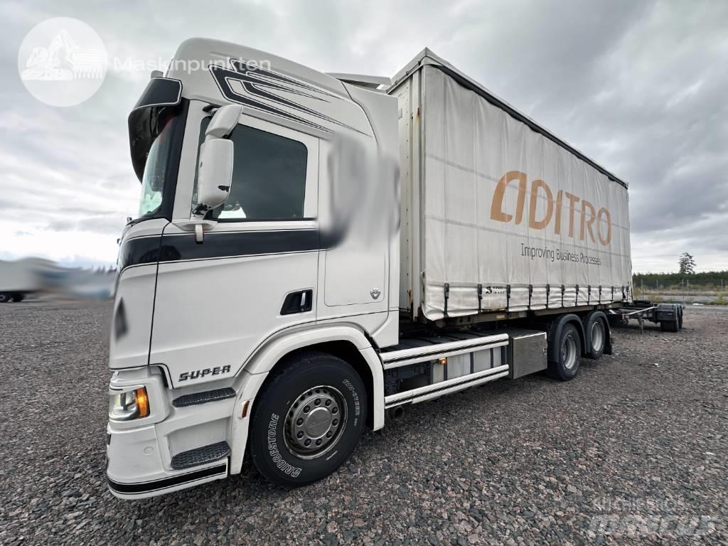 Scania R 580 Camion cadru container