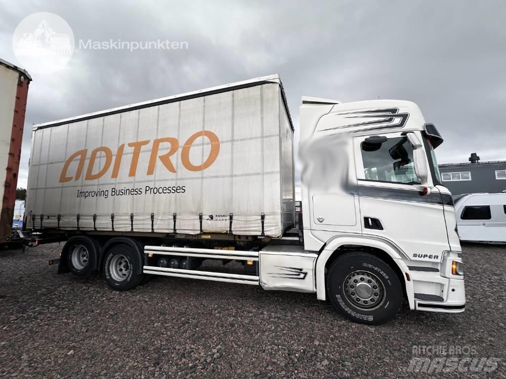 Scania R 580 Camion cadru container