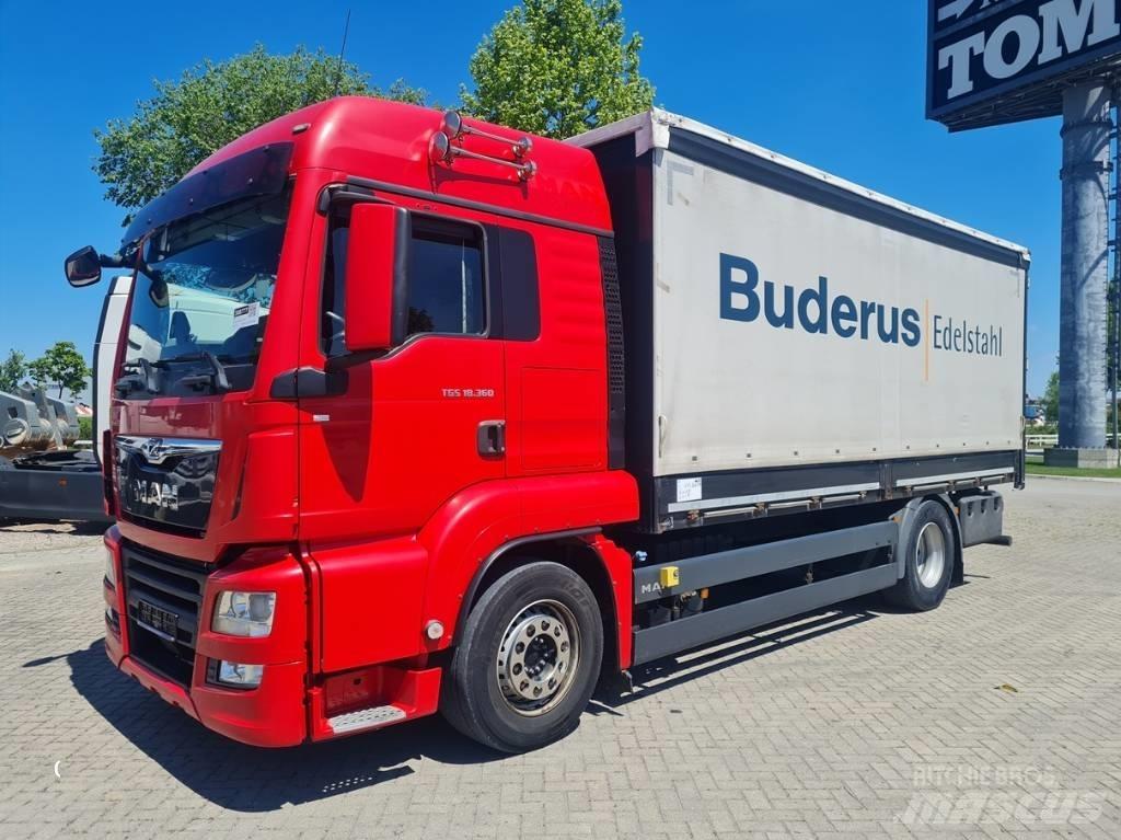 MAN TGS 18.360 / 6.1m Camion cu prelata