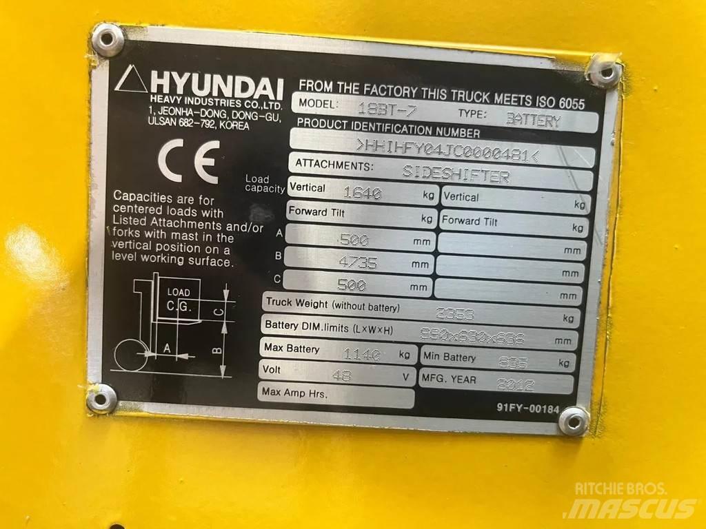 Hyundai 18BT-7 Stivuitor electric