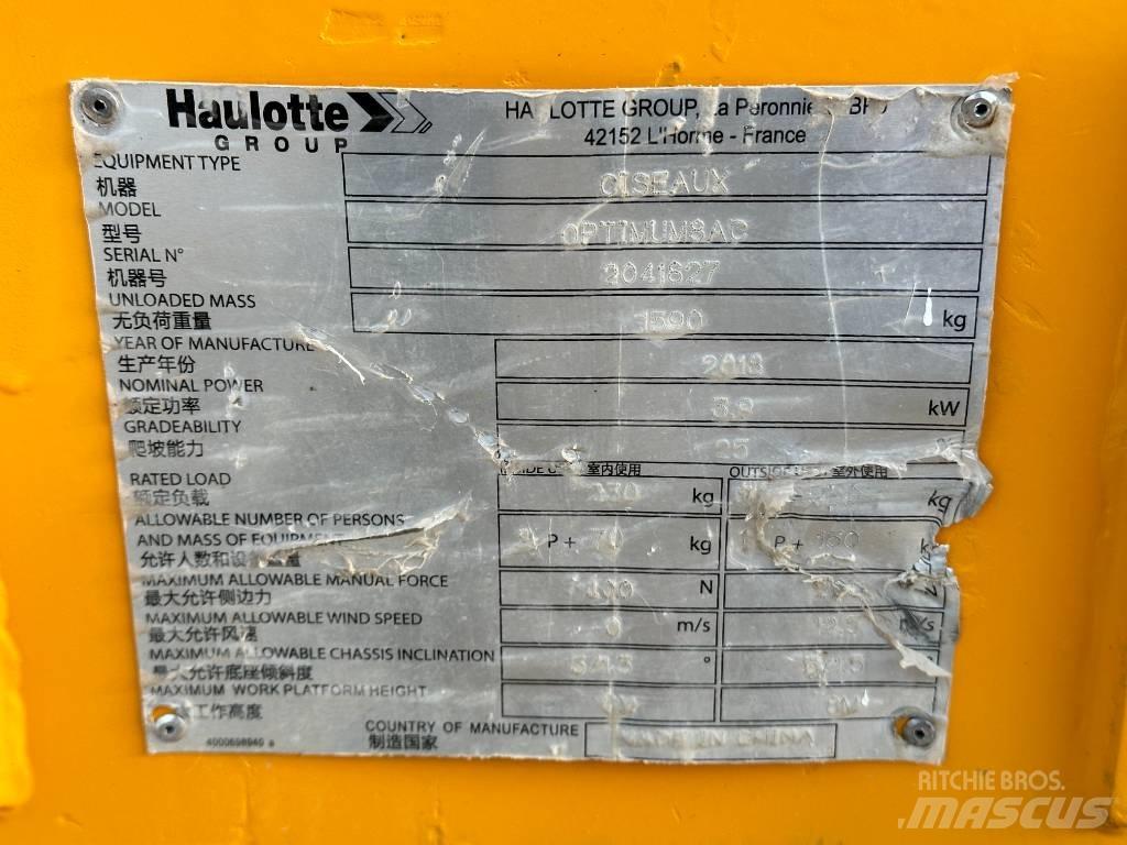 Haulotte OPTIMUM 8 Platforme foarfeca