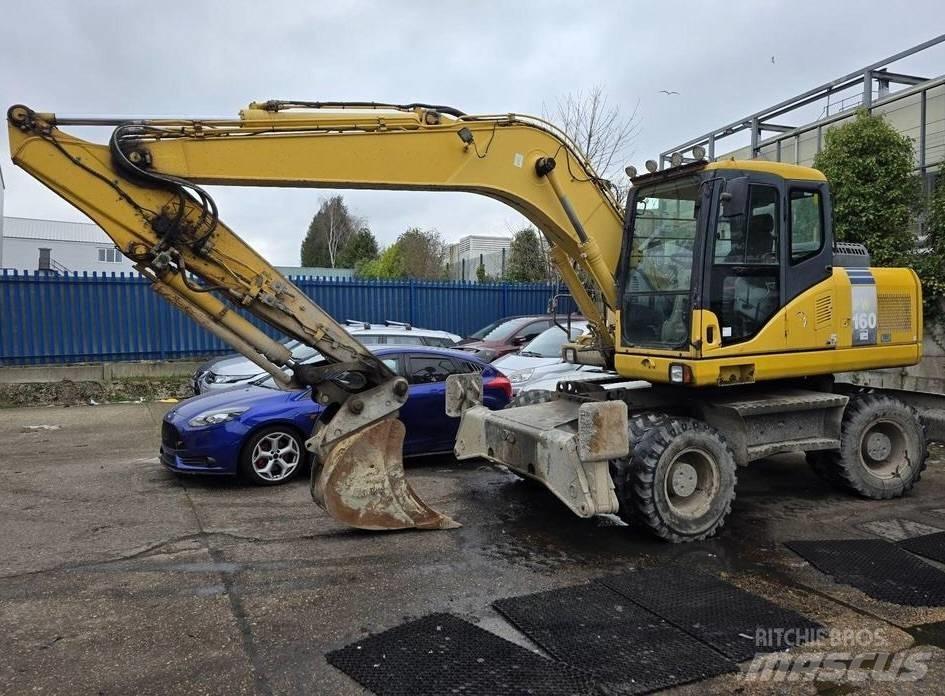 Komatsu PW 160-7 Excavatoare cu roti