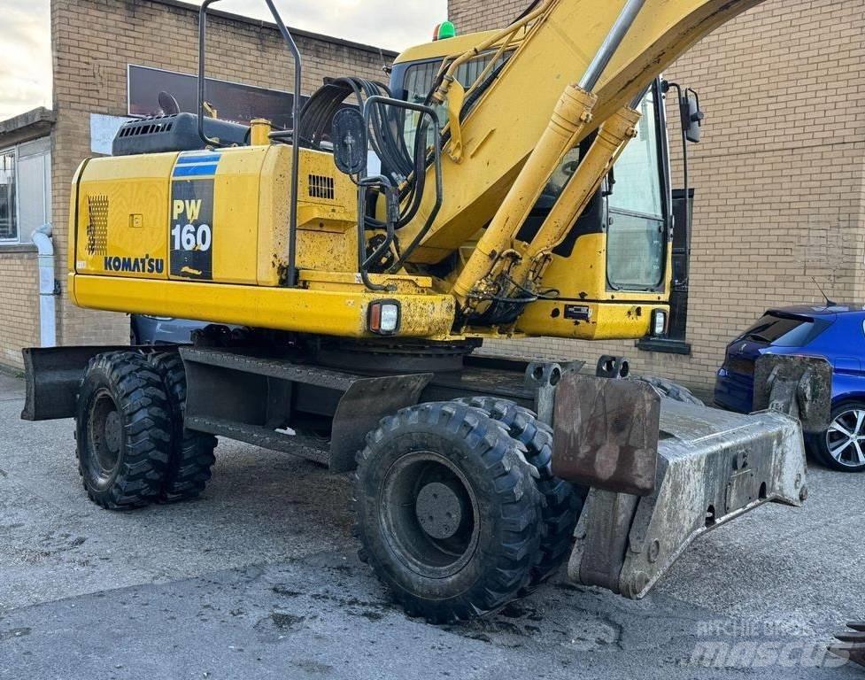 Komatsu PW 160-7 Excavatoare cu roti