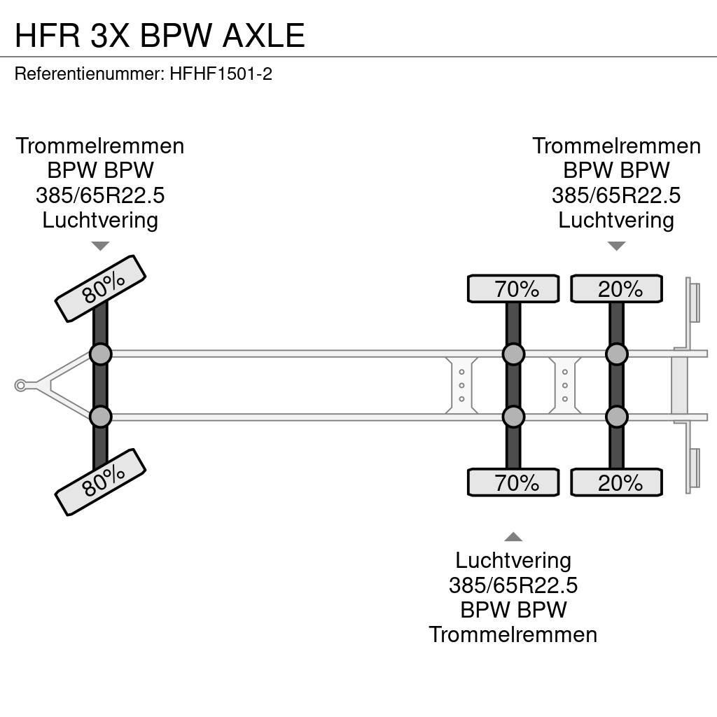 HFR 3X BPW AXLE Pick up/Prelata
