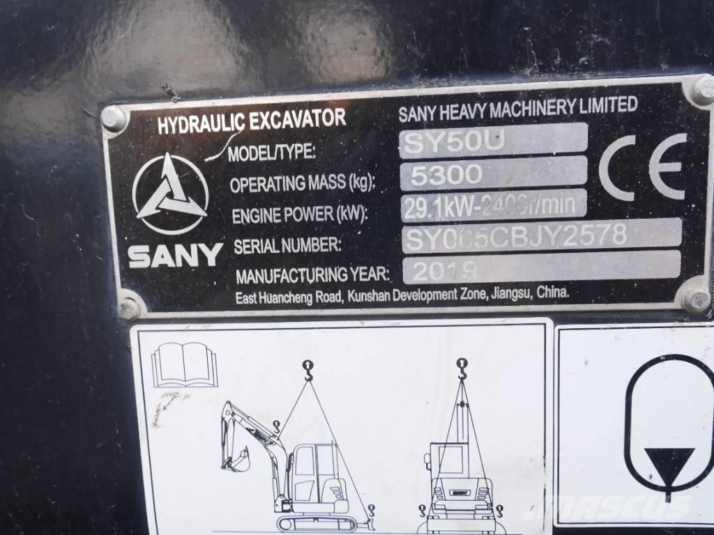 Sany SY 50 U Mini excavatoare < 7t