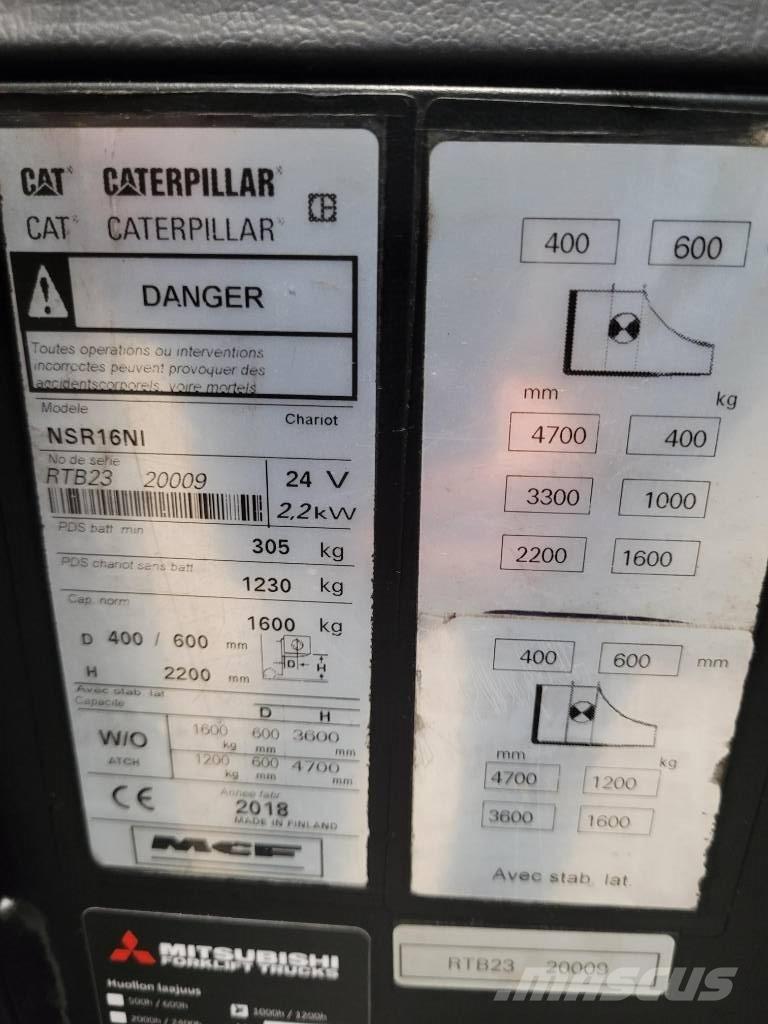 CAT NSR 16NI Transpaleti autopropulsanti