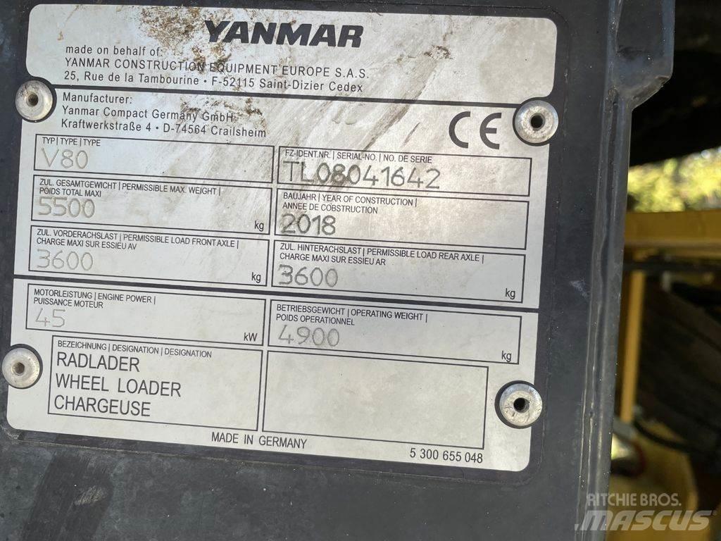 Yanmar V80 Incarcator pe pneuri