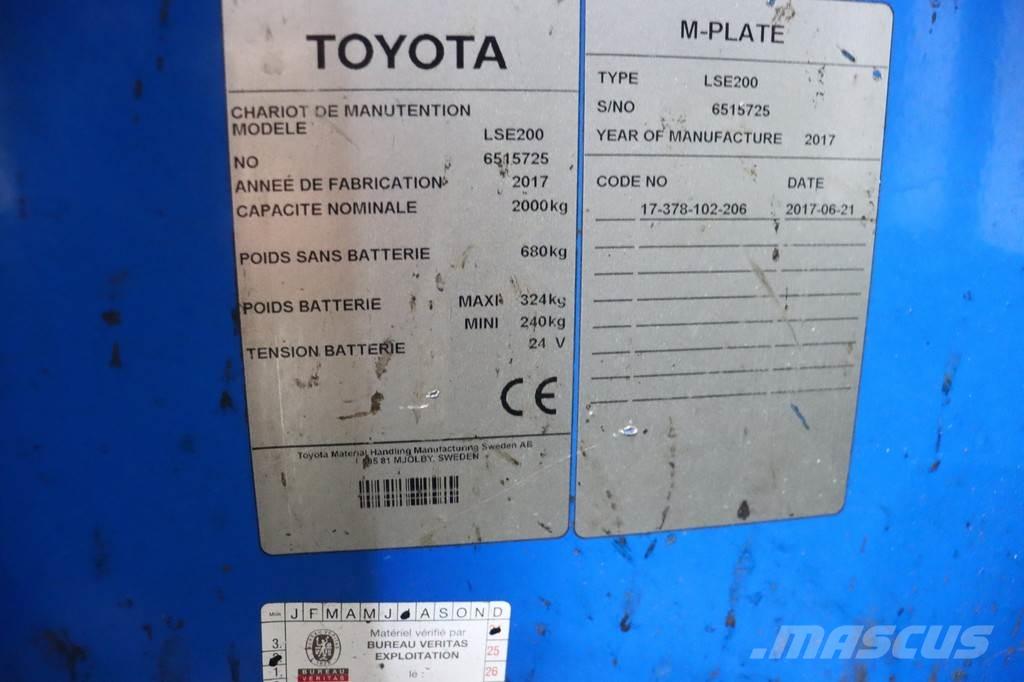Toyota LSE200 Stivuitoare de micã inaltime pentu logistica
