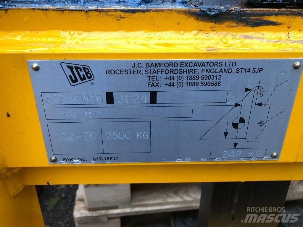 JCB PALLET FORKS Alte masini si accesorii pentru încarcat si sapaturi