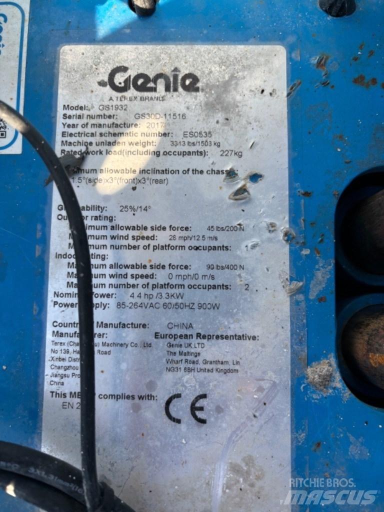 Genie GS 1932 Platforme foarfeca