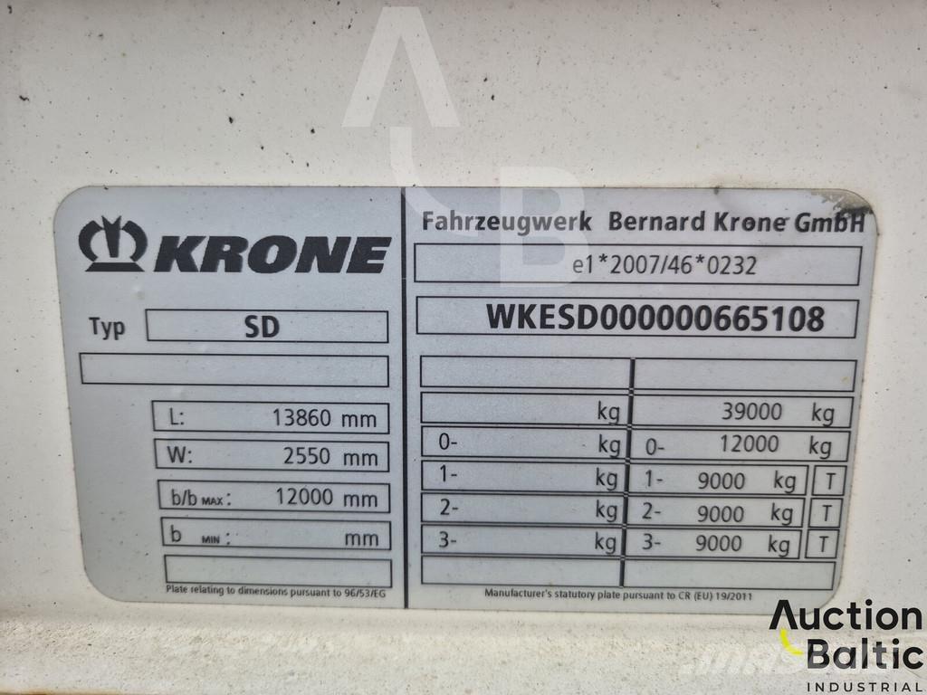 Krone SD Semi-remorca speciala