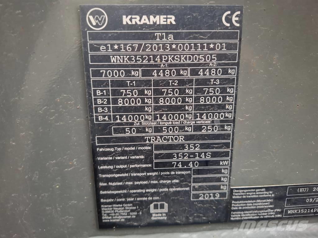 Kramer 8115 Incarcator pe pneuri