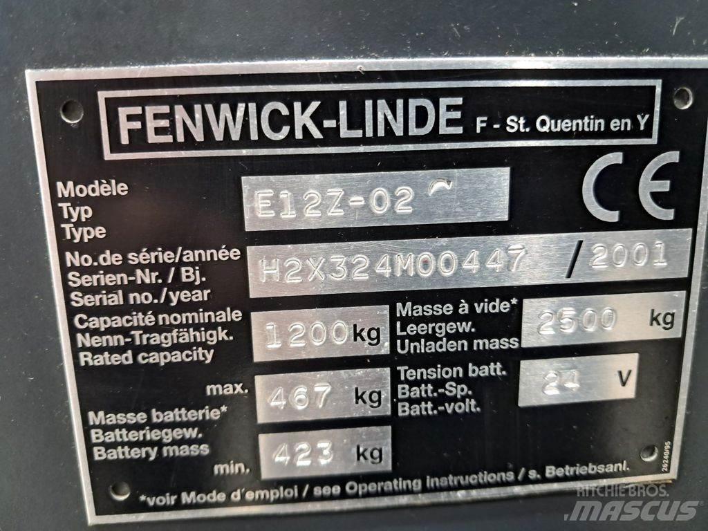 Linde E12Z-02 Stivuitor electric