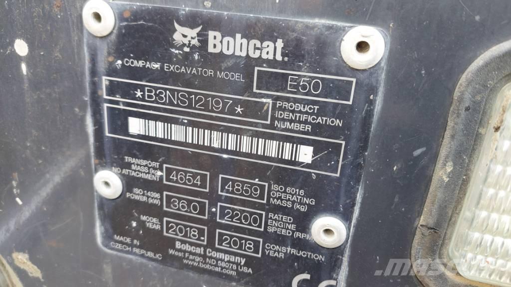Bobcat E-50 BB-E50 Excavatoare pe șenile
