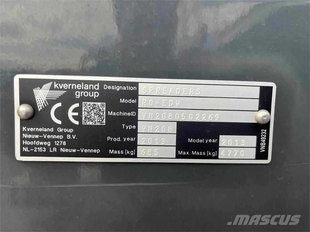 Vicon RO-EDW 1500 Împrastierea mineralelor