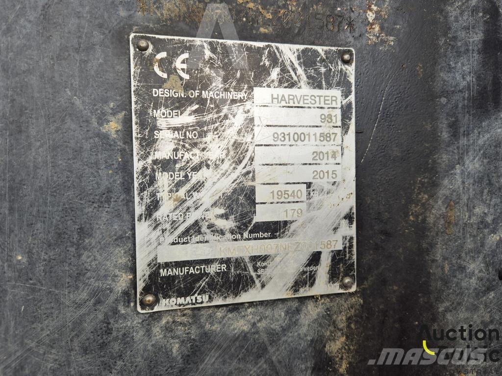 Komatsu 931.1 Combine forestiere