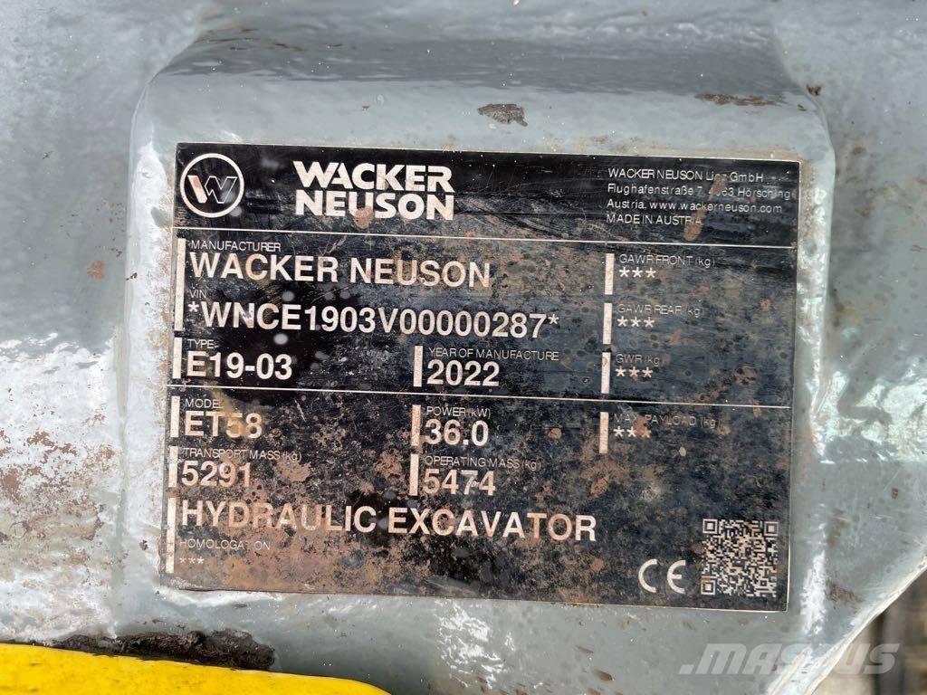 Wacker Neuson ET58 Excavatoare pe șenile
