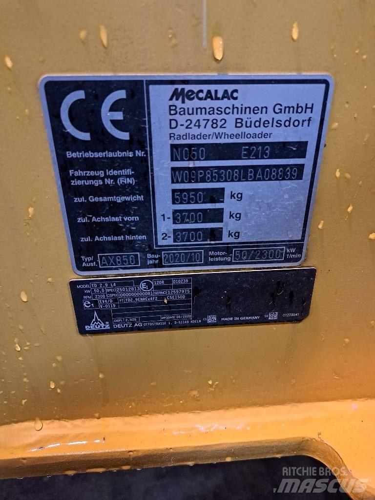 Mecalac AX 850 Incarcator pe pneuri