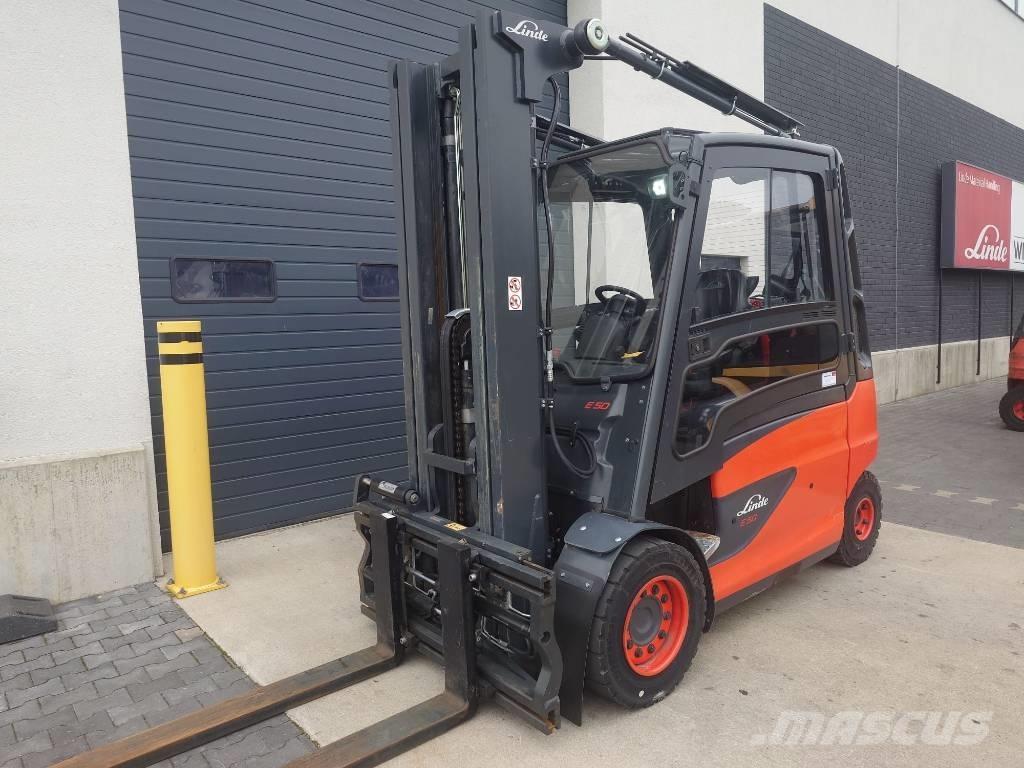 Linde E50/600HL/388 Stivuitor electric
