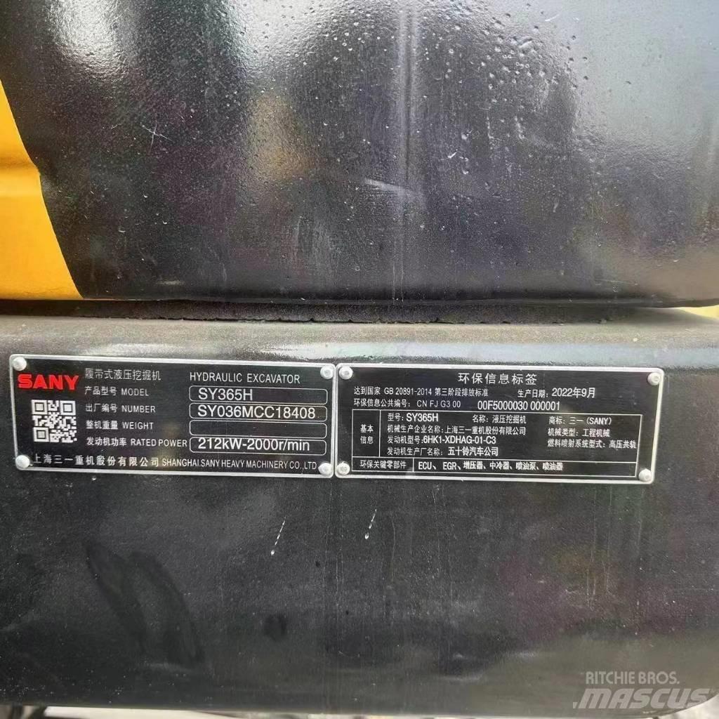 Sany SY 365 H Excavatoare pe șenile
