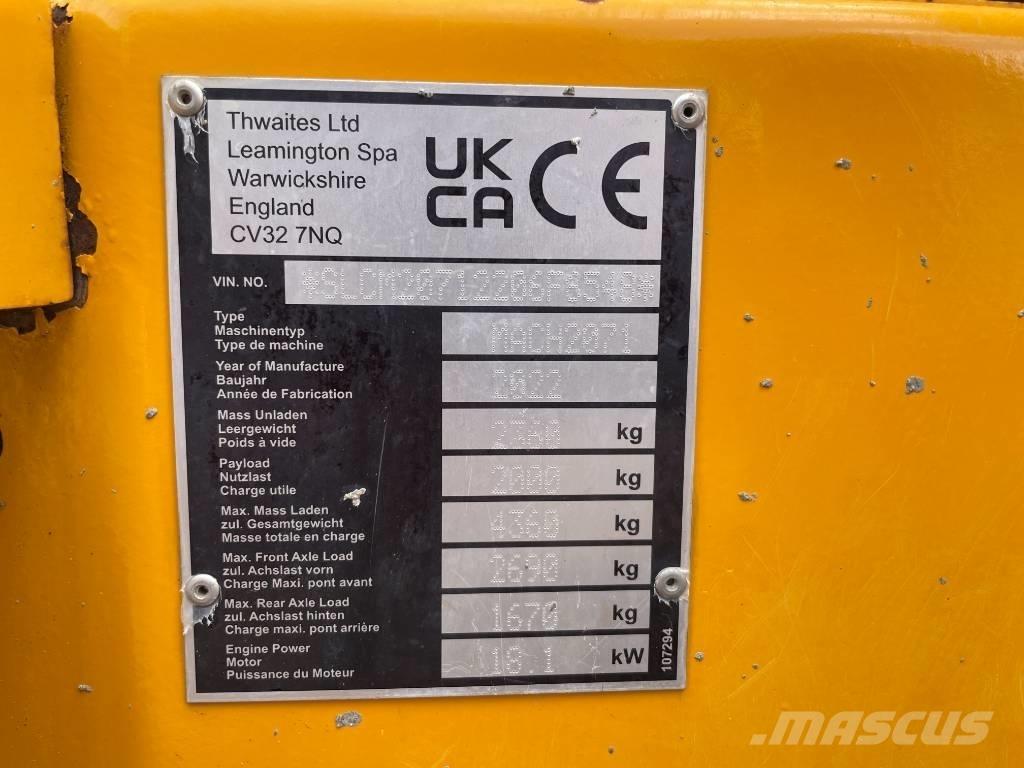 Thwaites MACH2071 Minitractor de teren