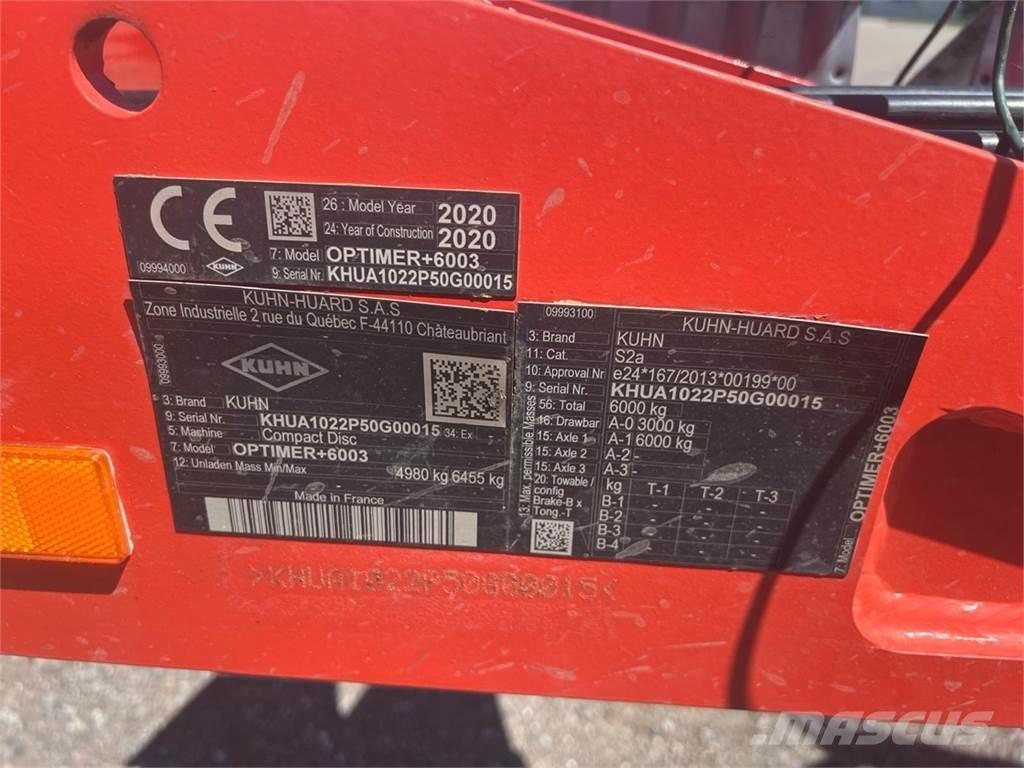 Kuhn Optimer + 6003 Utilaje agricole - Altele