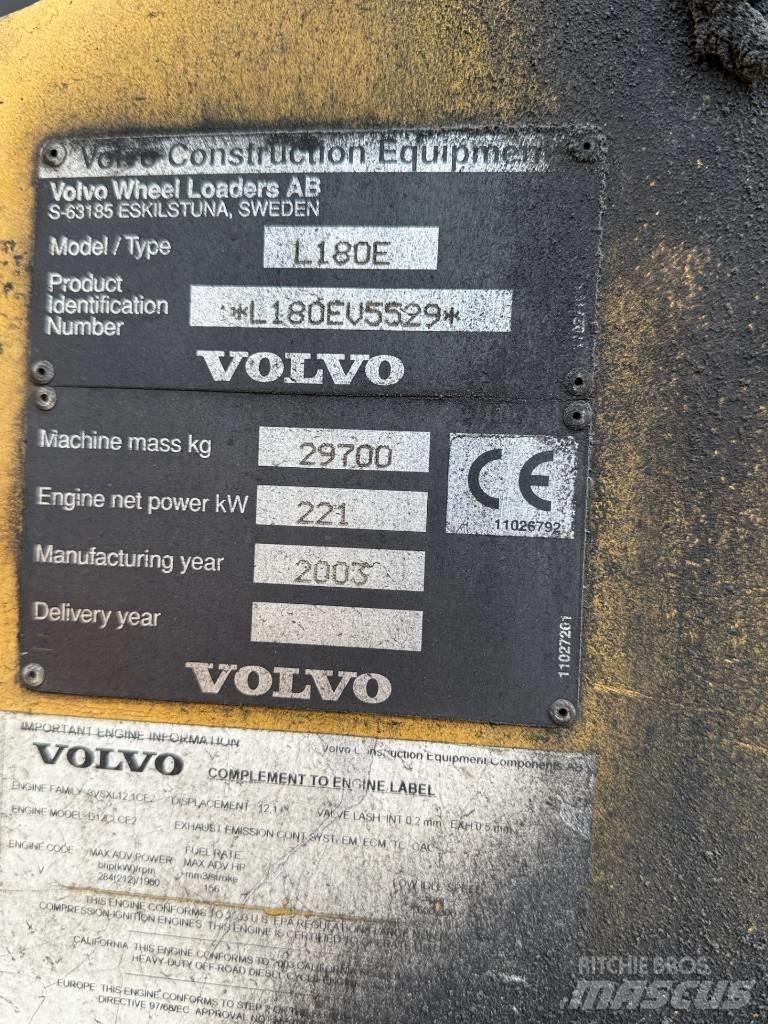 Volvo L 180 E Incarcator pe pneuri