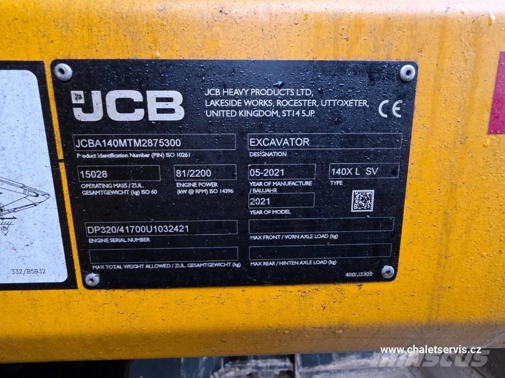 JCB 140 X Excavatoare pe șenile
