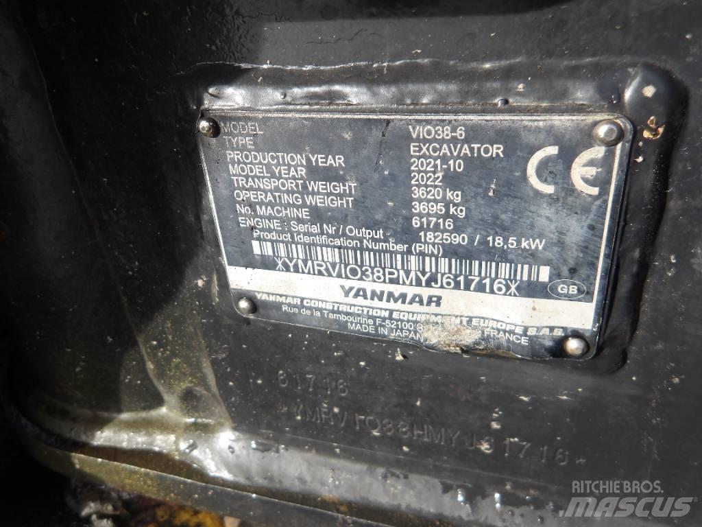 Yanmar Vio 38 Mini excavatoare < 7t