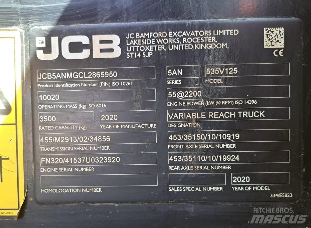 JCB 535 V 125 Stivuitoare telescopice