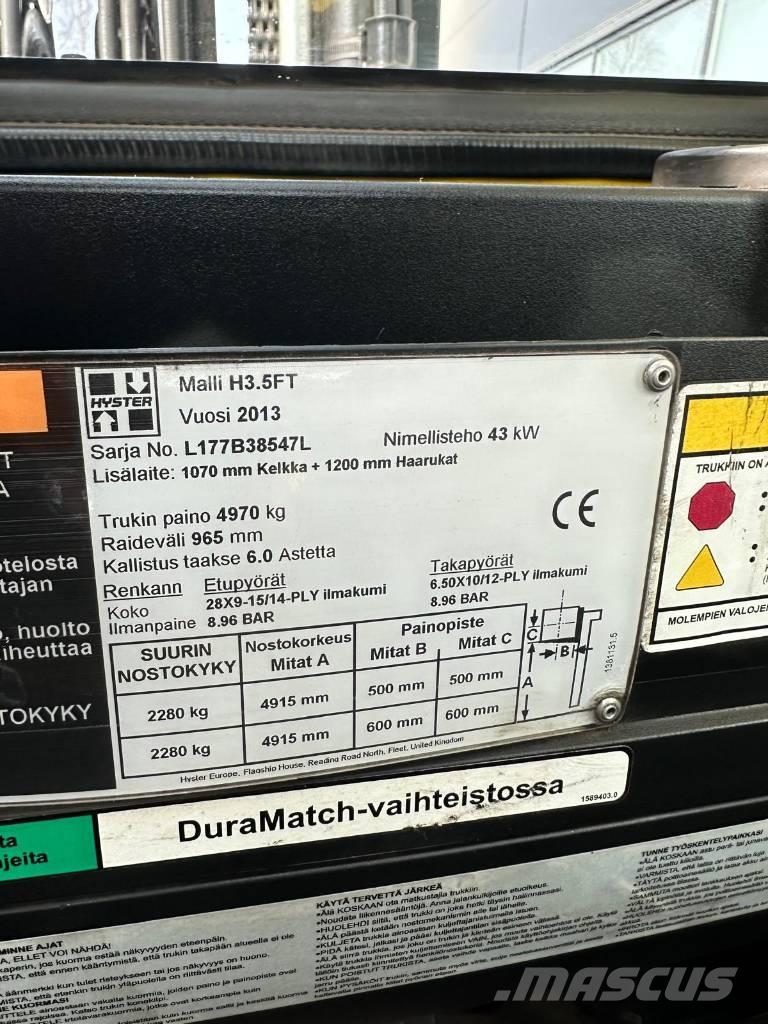 Hyster H 35 FT Stivuitor diesel