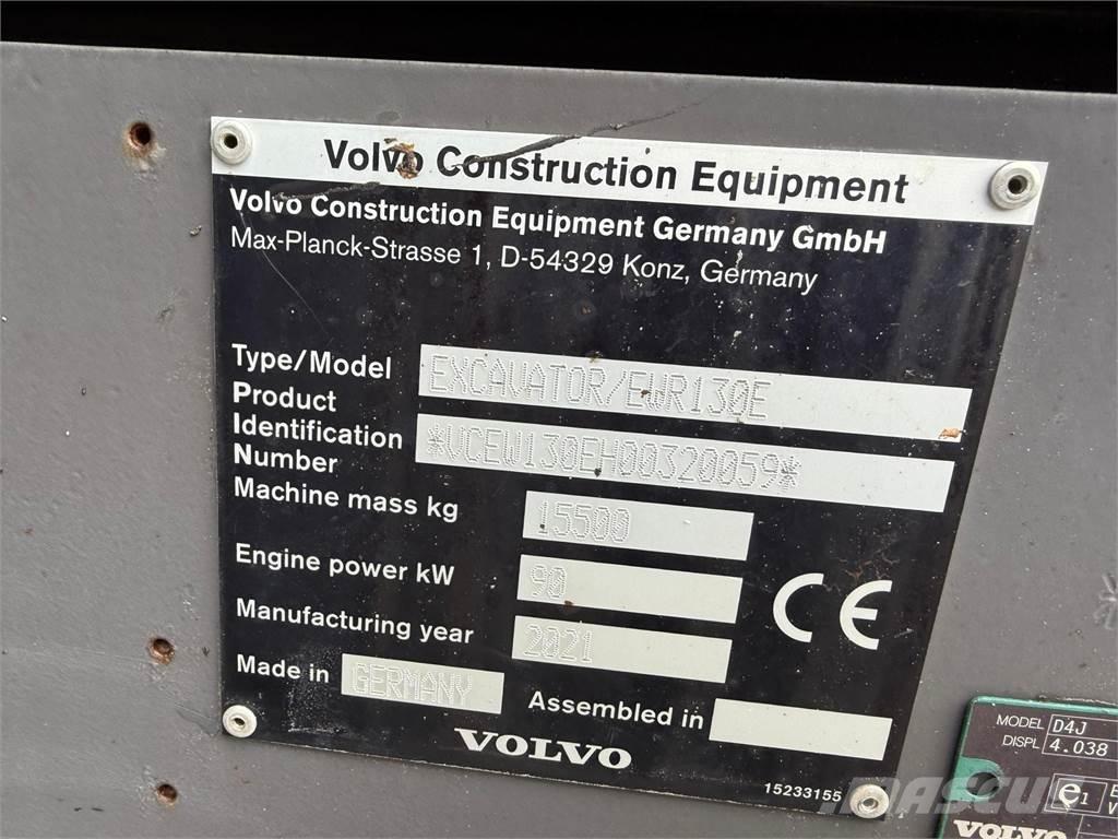 Volvo EWR130E Excavatoare cu roti